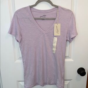 Universal Thread soft Purple Fitted Short Sleeve Tee